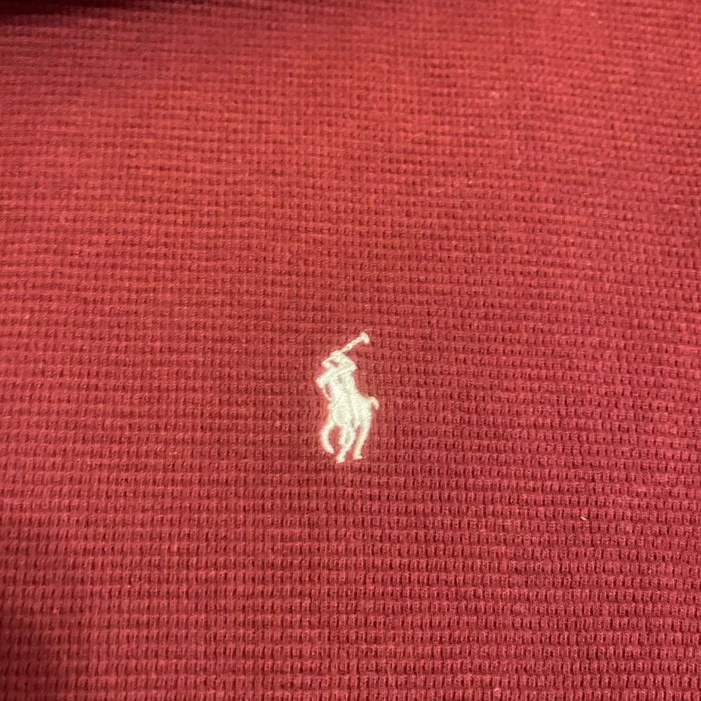 Polo Ralph Lauren Maroon Thermal Long Sleeve Shirt Size XL